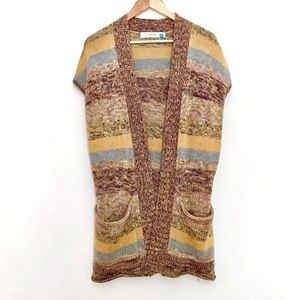Anthro/Sparrow - Sleeveless Open Front Cardigan